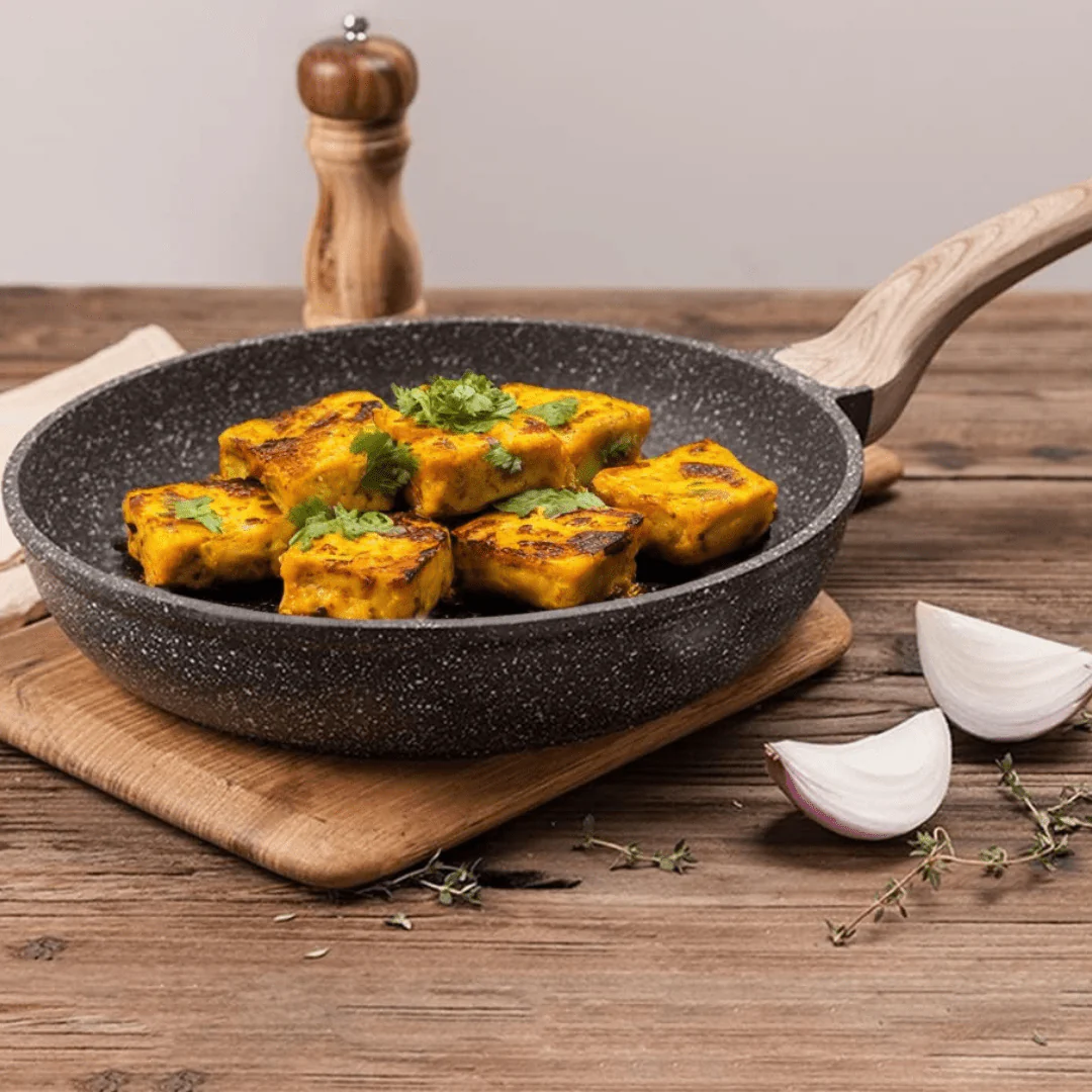 Maifan Stone Non-Stick Flat Bottom Frying Pan (24cm) - Image 6