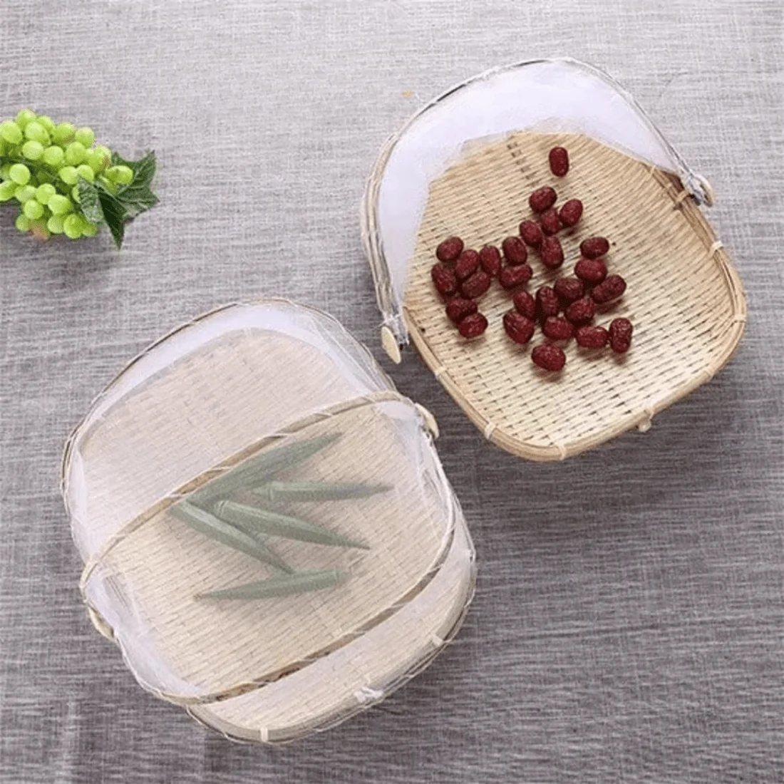 Nature Shield Square Bamboo Basket (Small) - Image 4