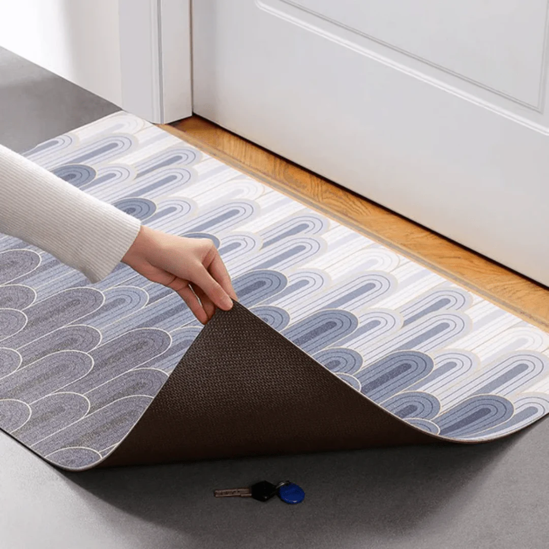 Non-Slip Cuttable Luxury Floor Mats (Blue) - Image 3