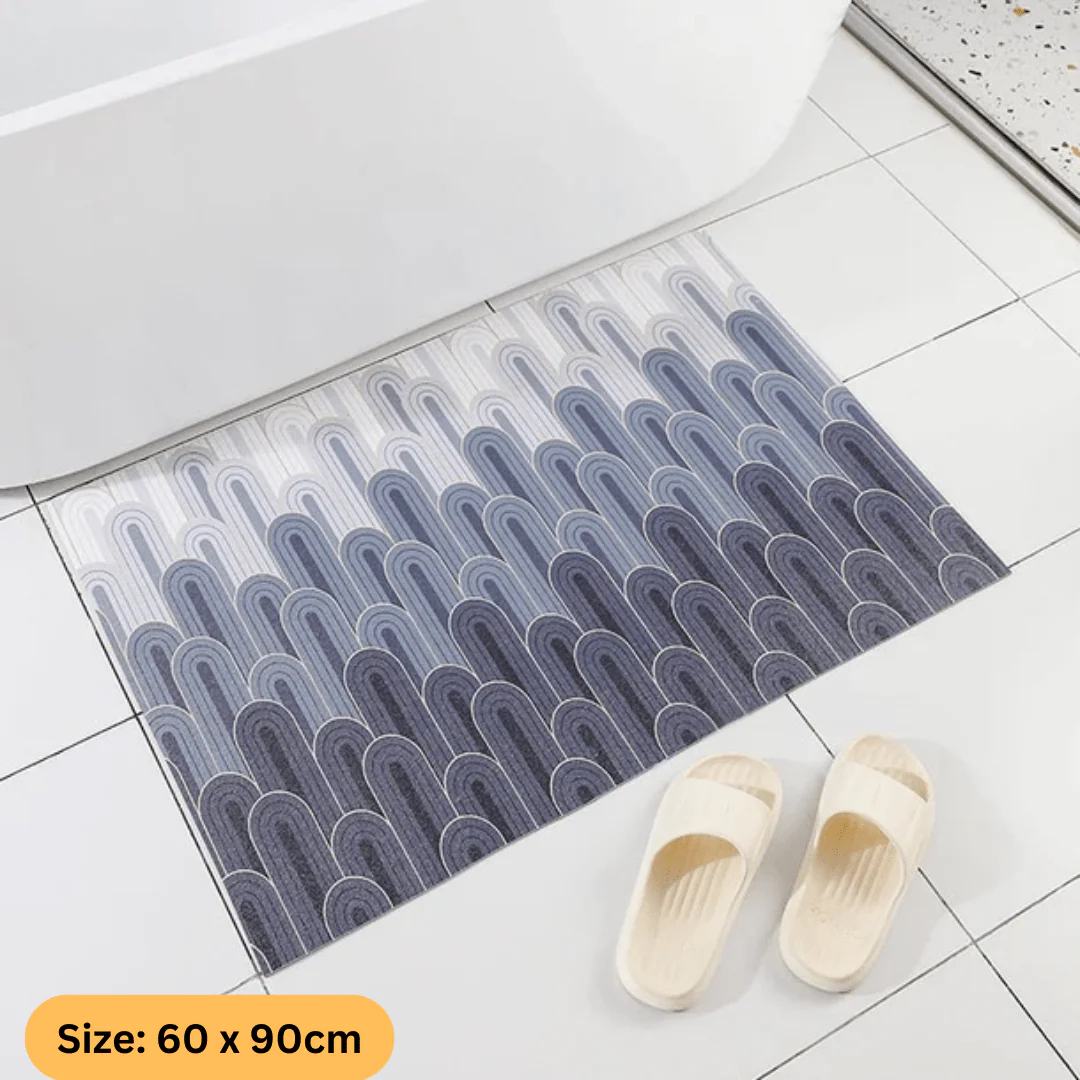 Non-Slip Cuttable Luxury Floor Mats (Blue) - Image 6