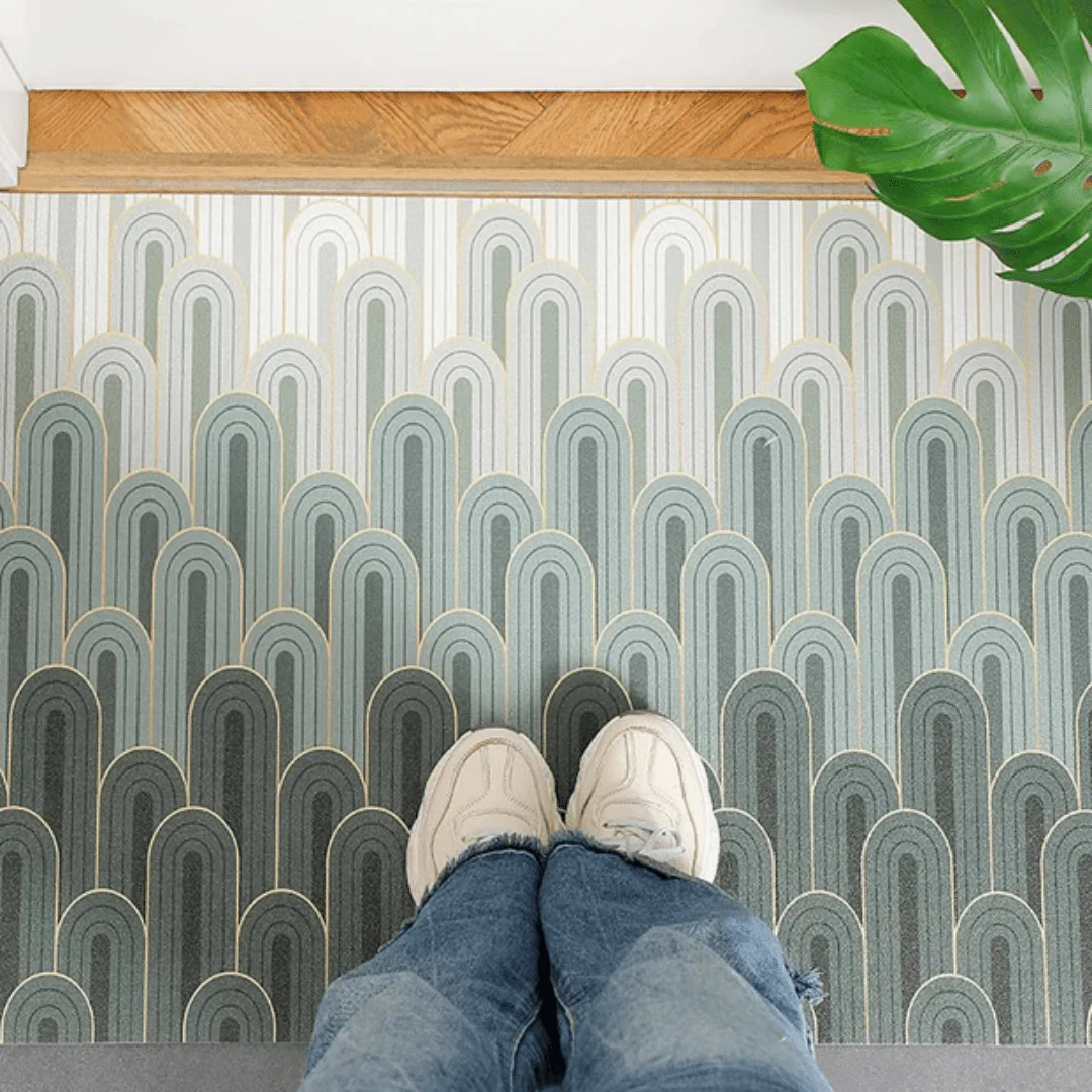 Non-Slip Cuttable Luxury Floor Mats (Green) - Image 2