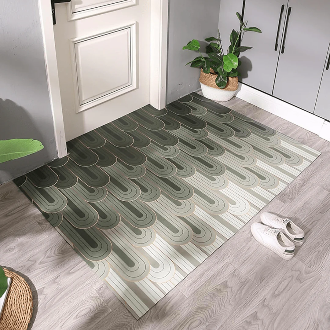 Non-Slip Cuttable Luxury Floor Mats (Green) - Image 3
