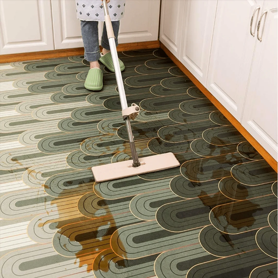 Non-Slip Cuttable Luxury Floor Mats (Green) - Image 5