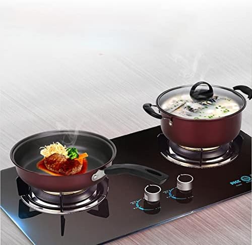 Non Stick Aluminum Cookware Set with Glass Lid (Set of 3) - Image 6