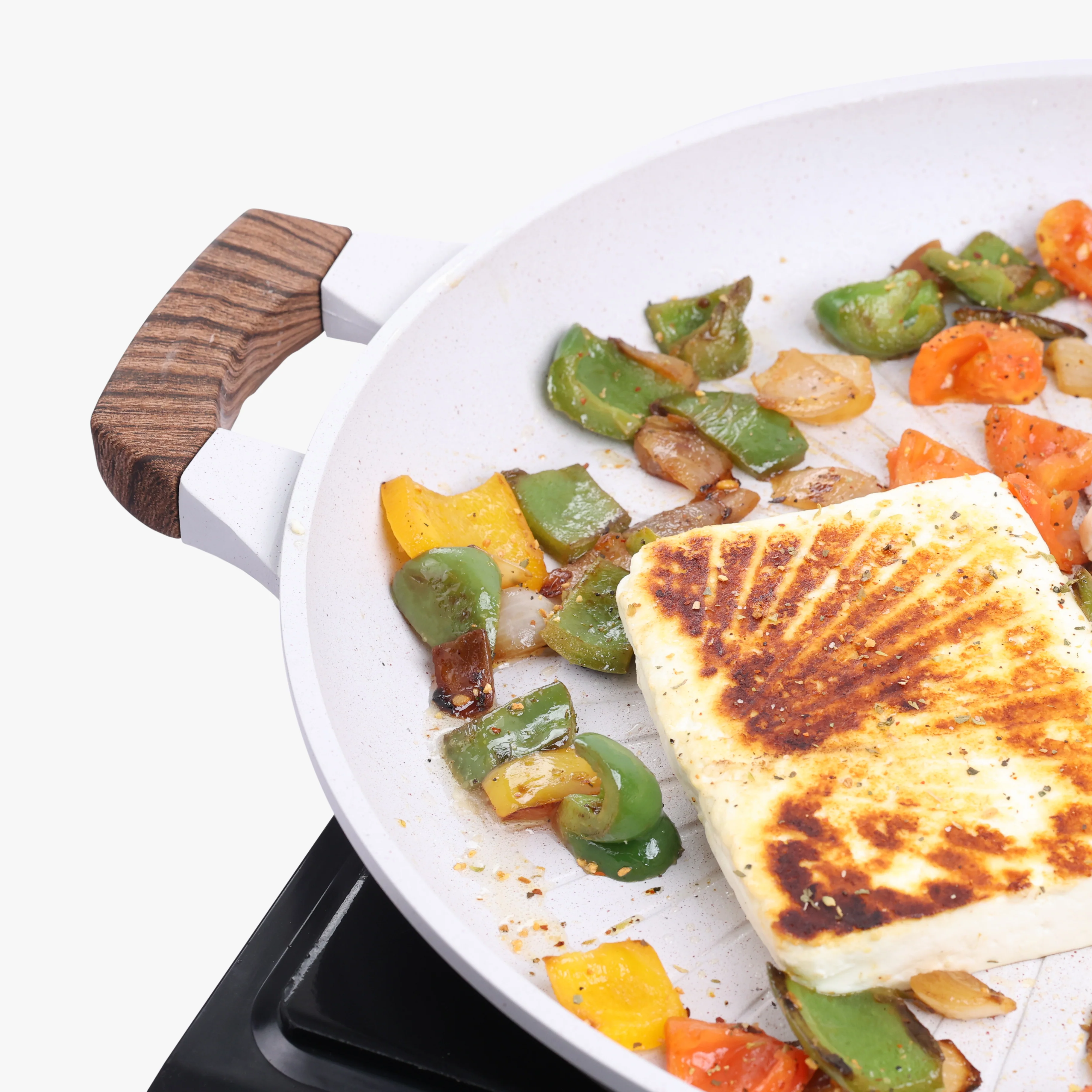 Non-Stick Aluminum Medical Stone Grill Pan(33cm) - Image 2