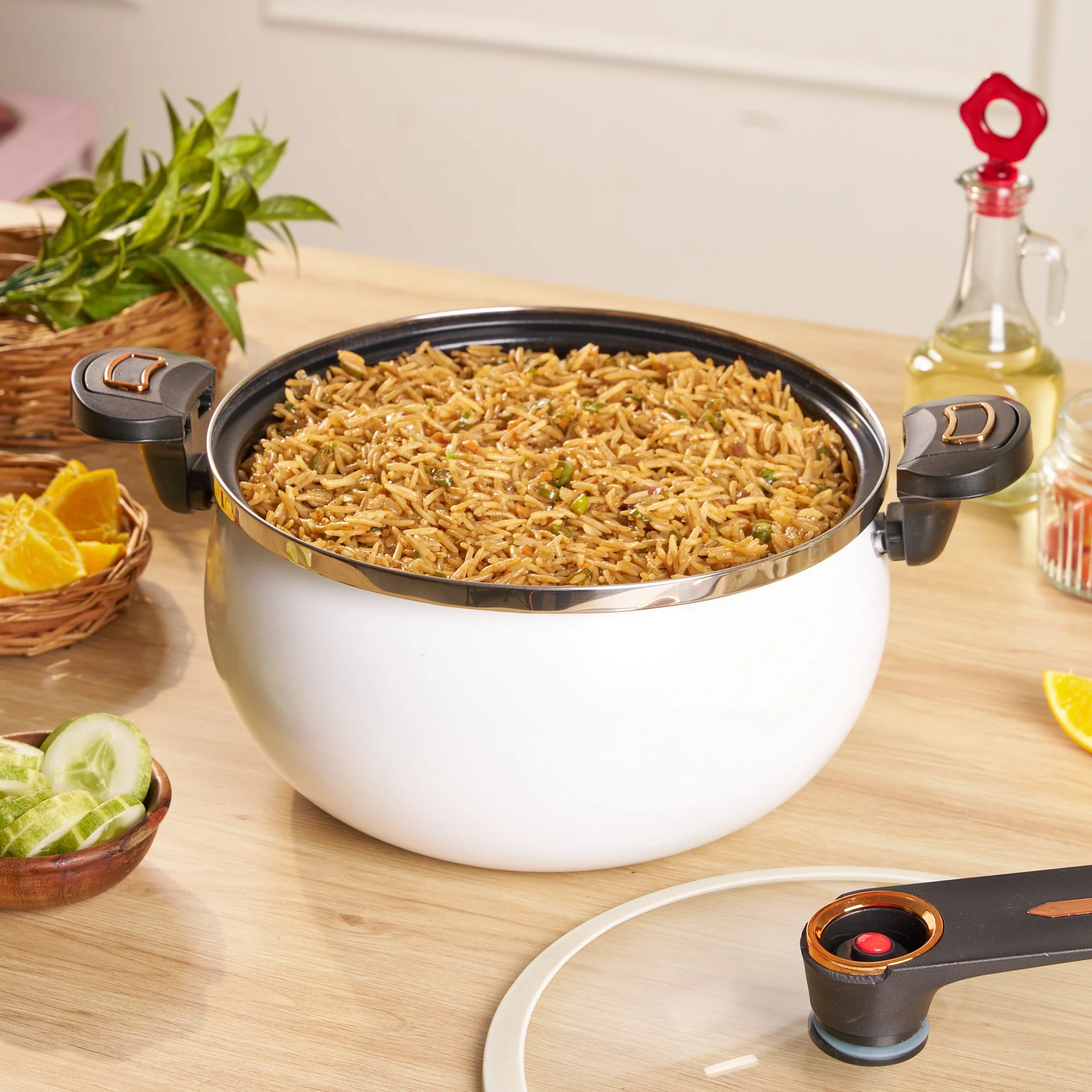 Non-Stick Double Air-Pressure Cooker - Image 3