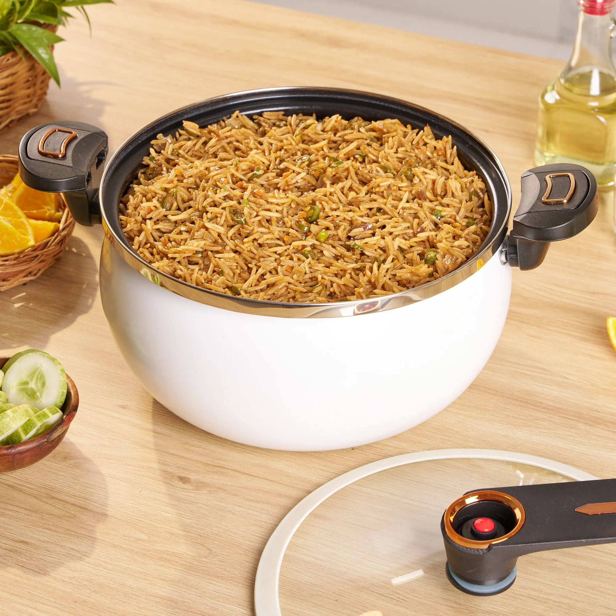 Non-Stick Double Air-Pressure Cooker - Image 4