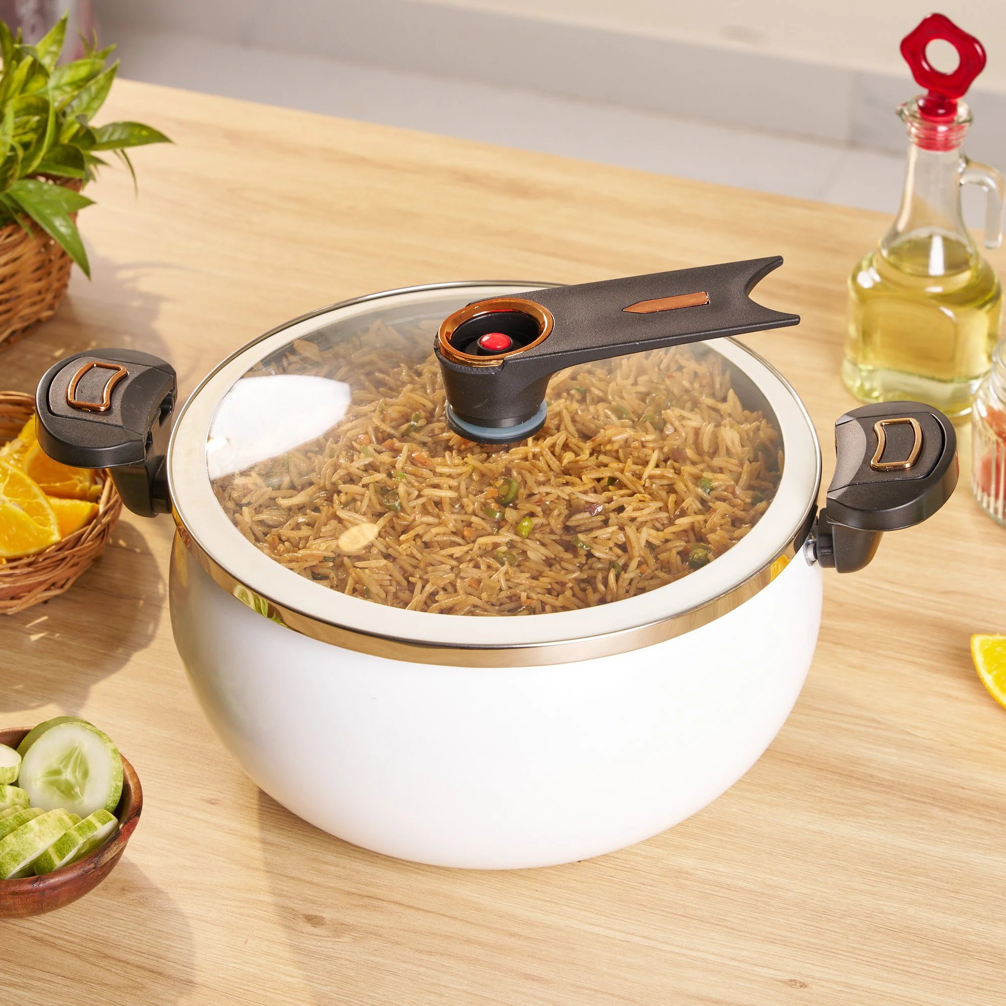 Non-Stick Double Air-Pressure Cooker - Image 5
