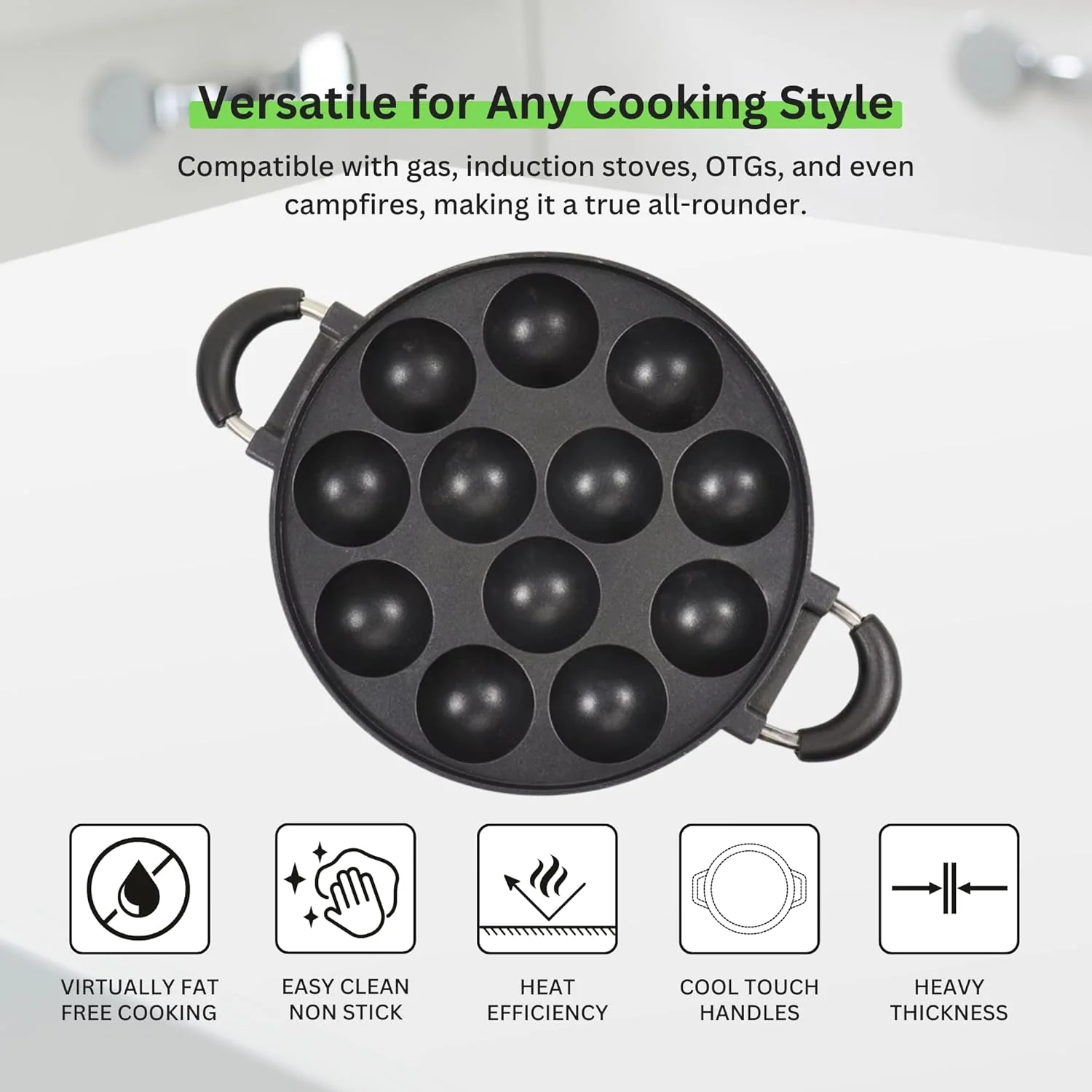 Multifunctional Aluminium Non-Stick Pan - Image 9