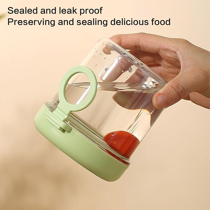 On-the-Go Salad and Yogurt Cup with Leak-Proof Lid & Spoon - Image 2