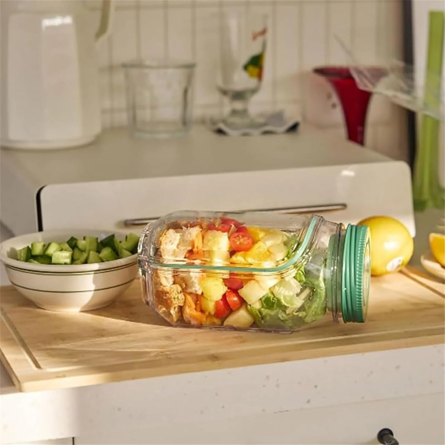 On-the-Go Shake & Serve Salad Jar - Image 6