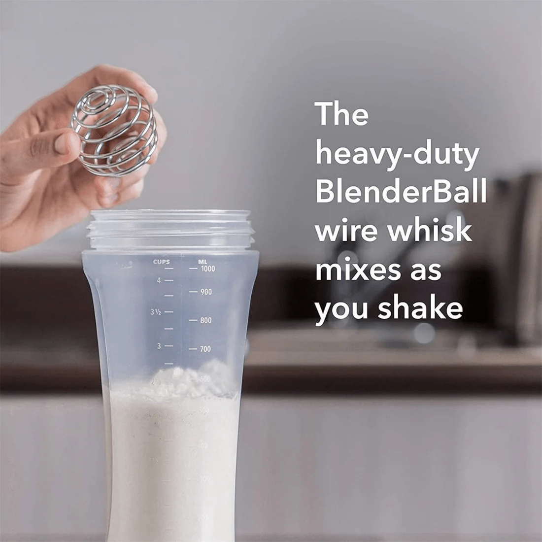 Pancake Batter Mixer and Dispenser Bottle(1000ml) - Image 3