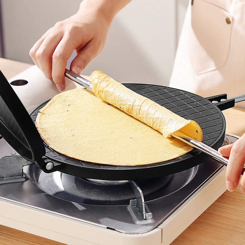 Portable Cast Aluminum Crepe & Egg Roll Pan - Image 4