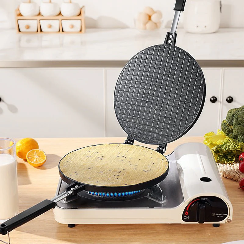 Portable Cast Aluminum Crepe & Egg Roll Pan - Image 5