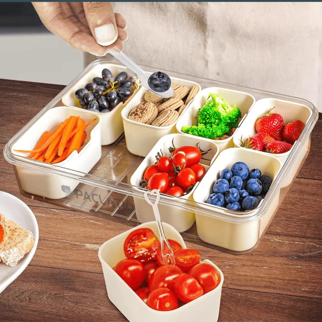 Portable Grid Food Storage Box - Image 5
