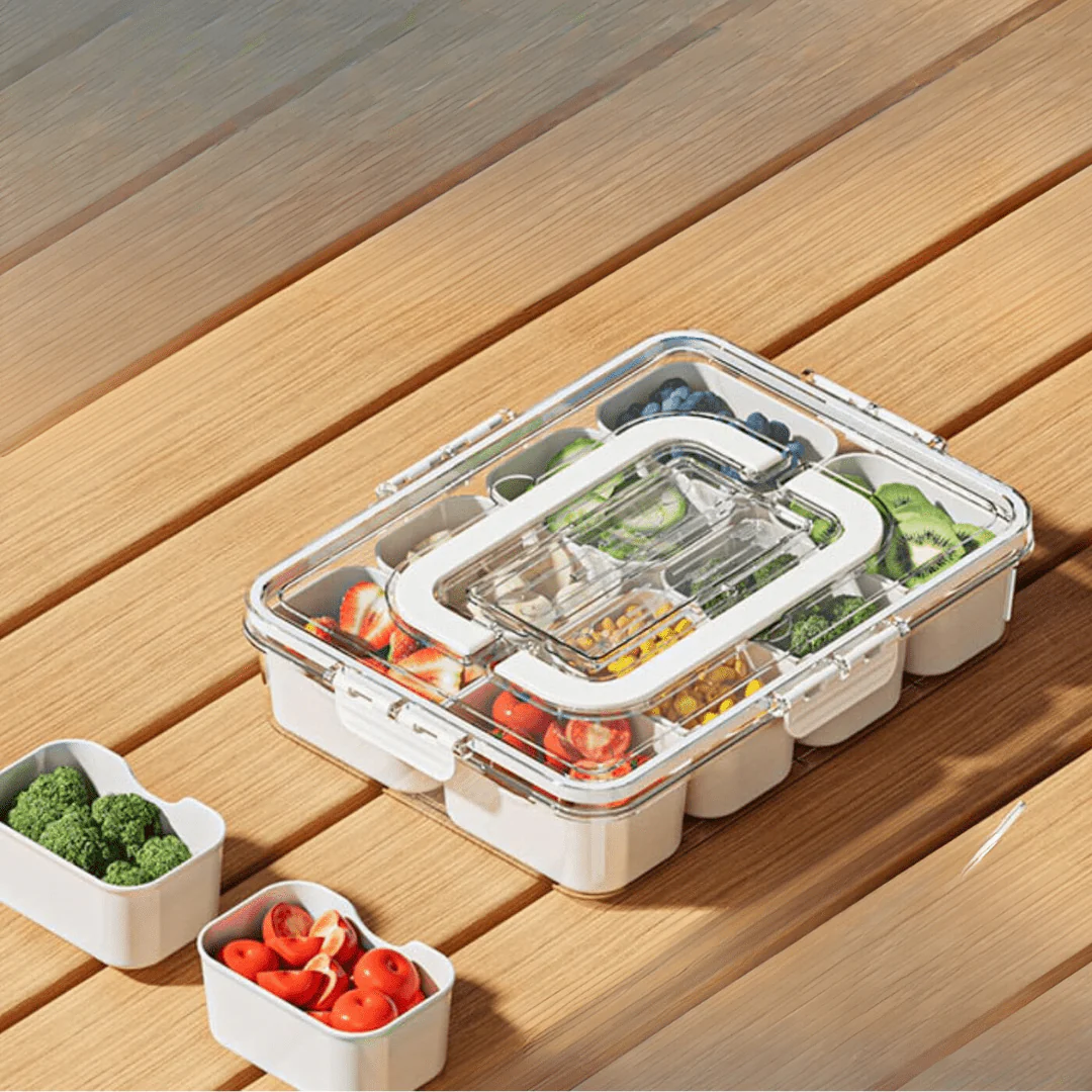 Portable Grid Food Storage Box - Image 6