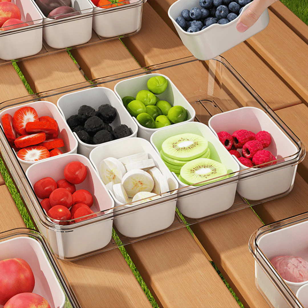Portable Grid Food Storage Box - Image 7