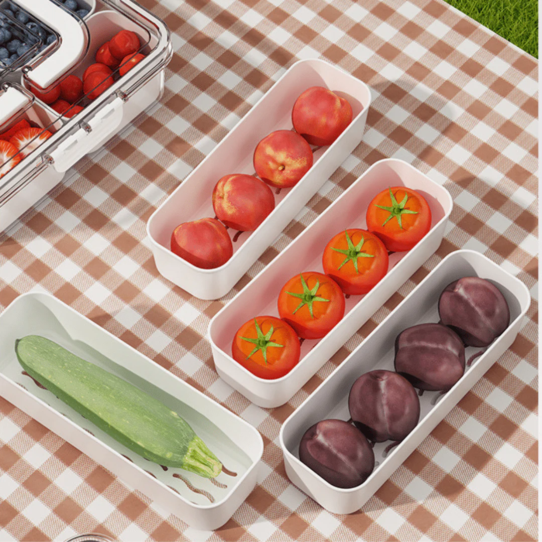 Portable Grid Food Storage Box - Image 8