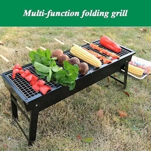 Portable Foldable Charcoal BBQ Grill - Image 2