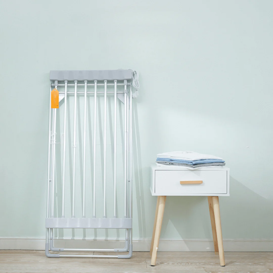 Portable Folding Electric Clothes Dryer Rack with Heating Function - Image 3