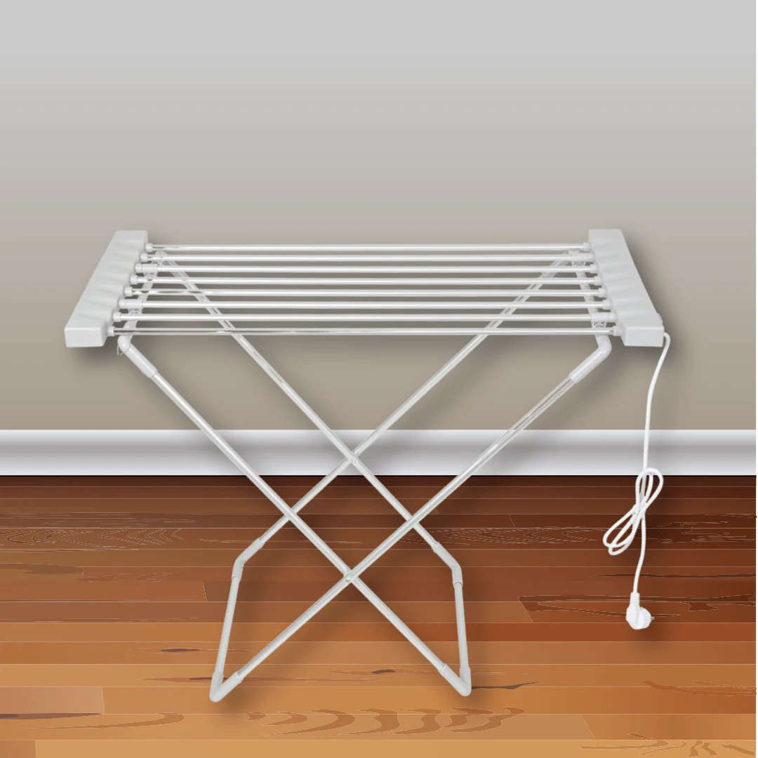 Portable Folding Electric Clothes Dryer Rack with Heating Function - Image 5