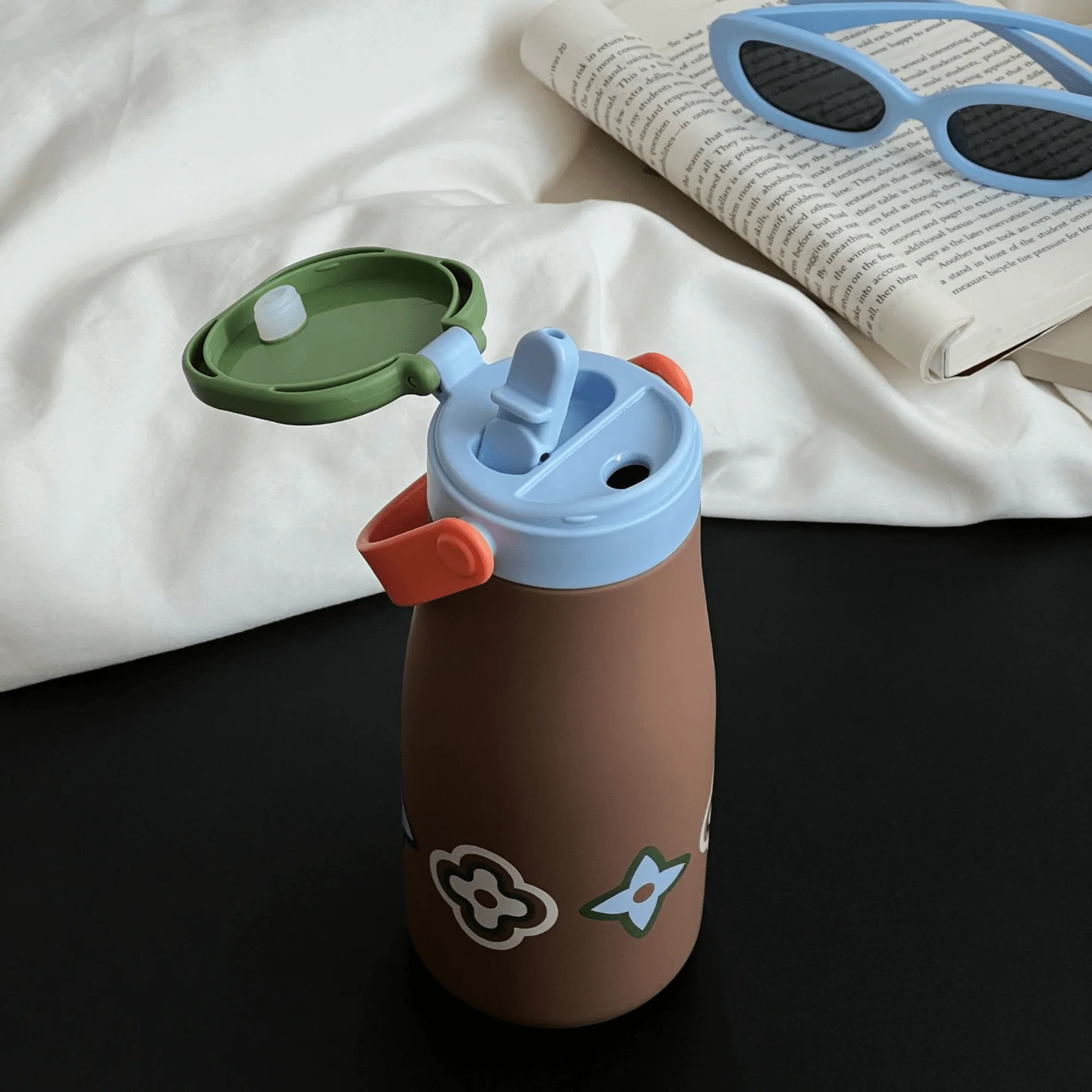 Portable Leakproof Stainless Steel Thermos Cup with Handle(600ml) - Image 5
