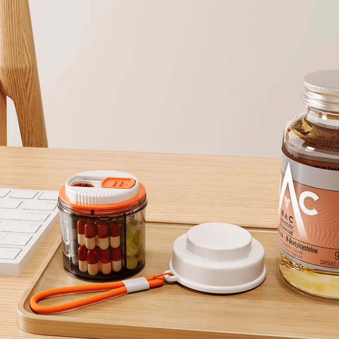 Portable Mini Medicine Organizer (Pack of 1) - Image 4