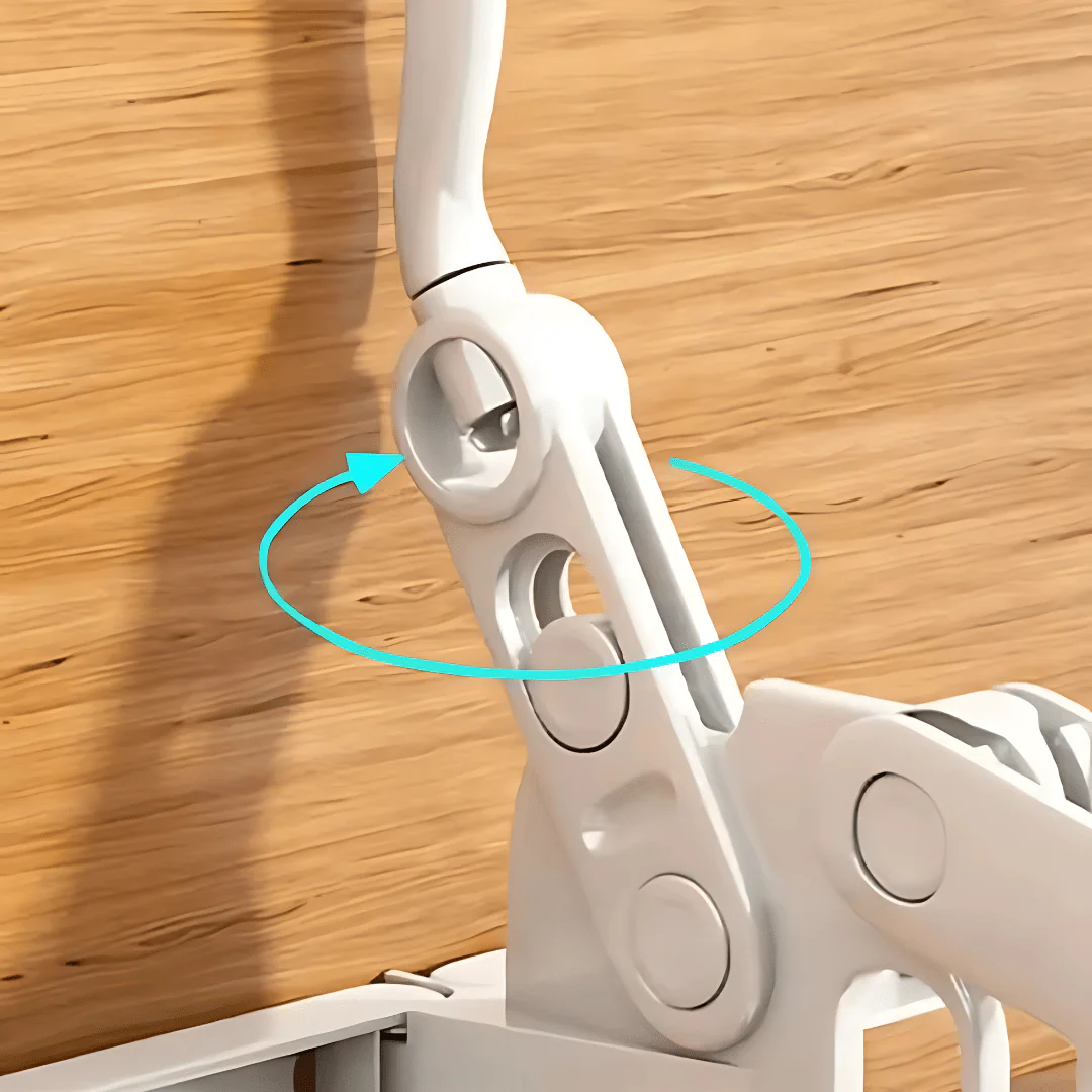 Portable Plastic Foldable 5-Hole Clothes Drying Hanger - Image 4