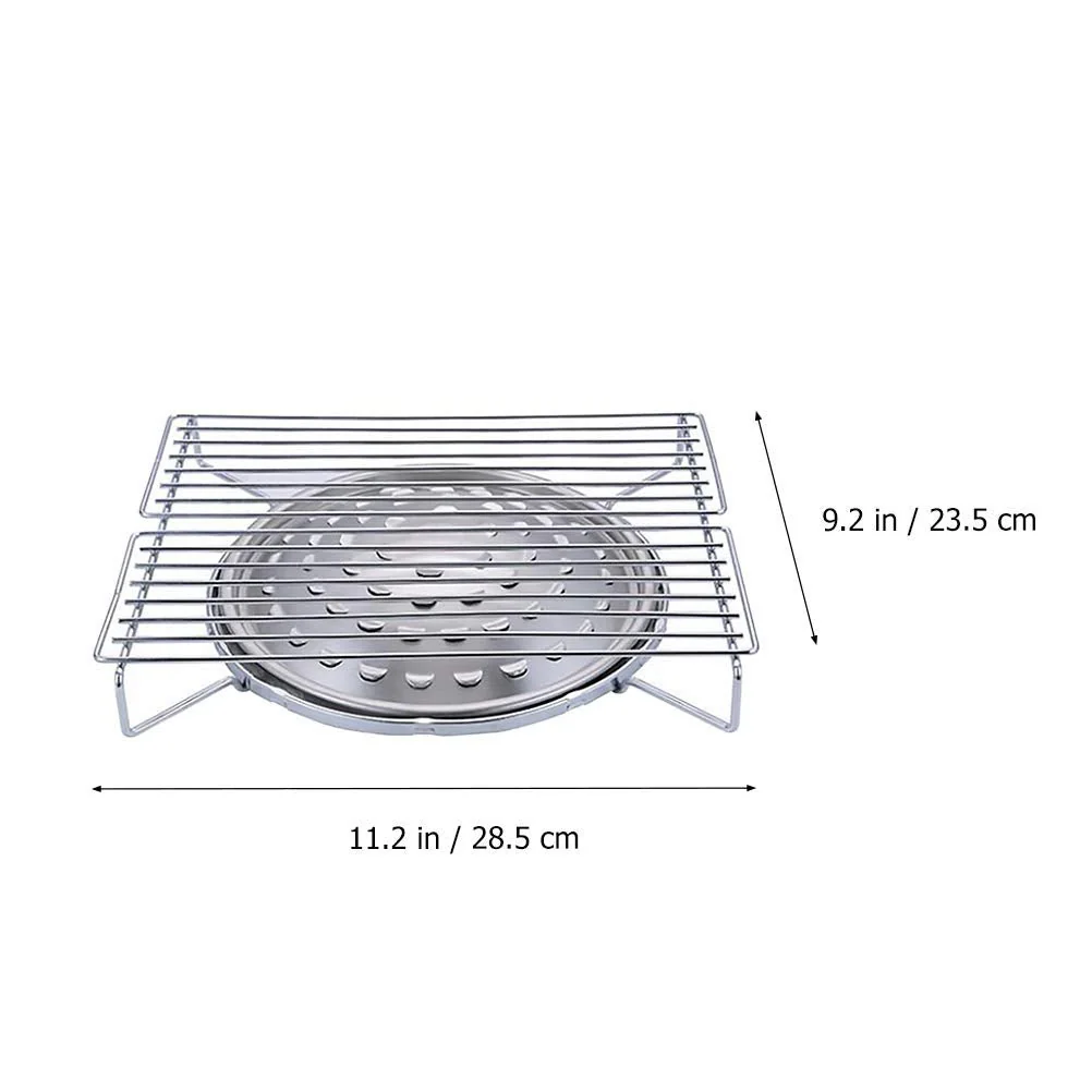 Portable Stainless Steel BBQ Grill Set - Image 8