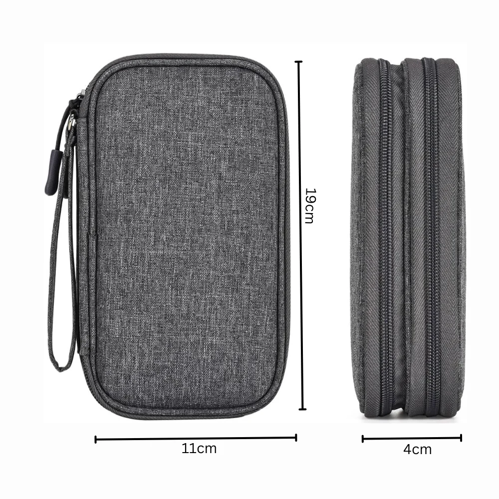 Portable  Storage Bag with Multiple Compartments and Zipper Closure - Image 6