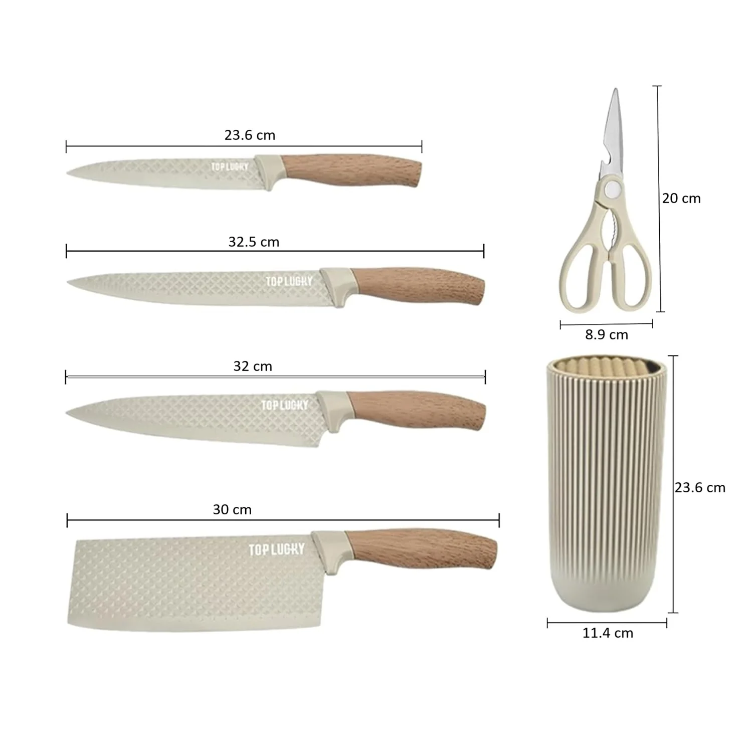 Premium 6-Piece Stainless Steel Kitchen Knife Set - Image 7
