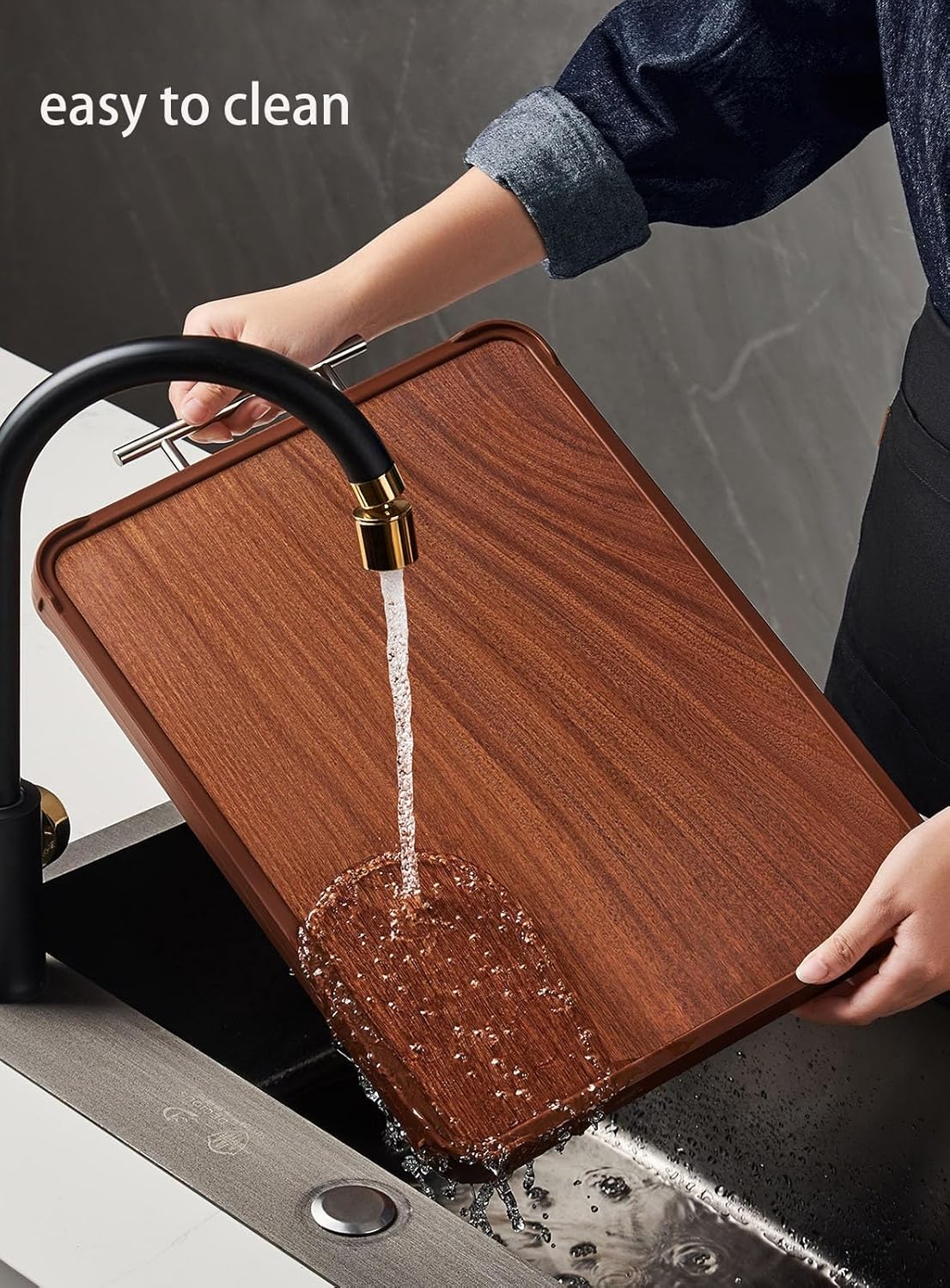 Premium Double Sided Chopping Board (40 cm) - Image 5