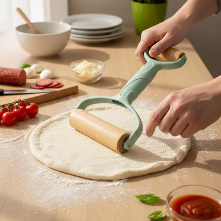 Premium Ergonomic Double - Sided Wooden Rolling Tool - Image 5
