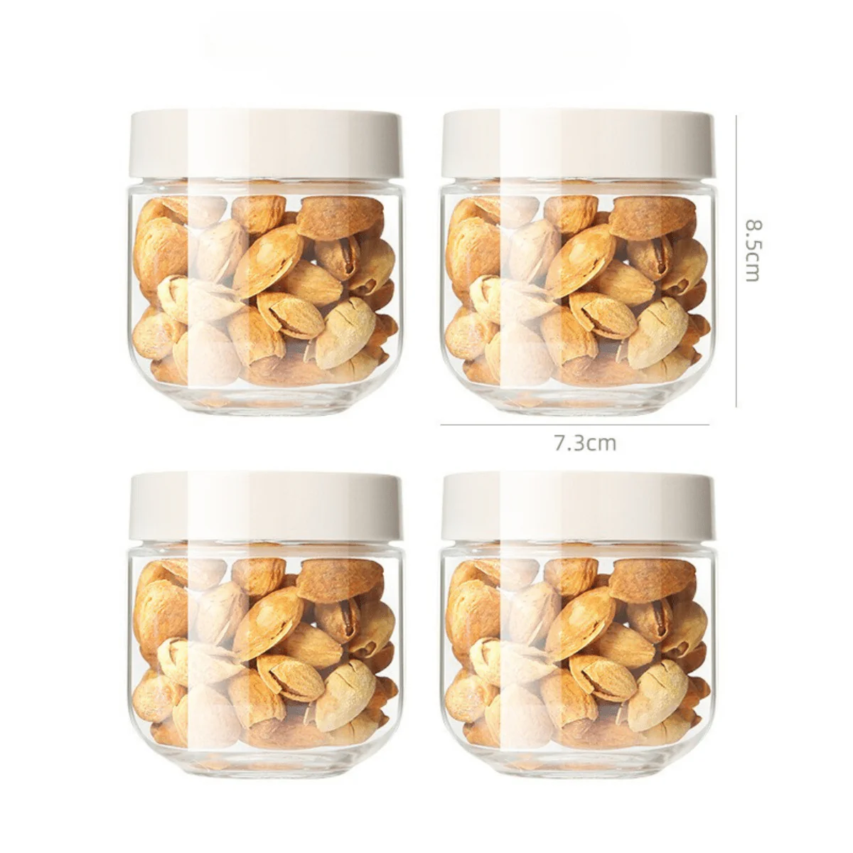 Premium Glass Airtight Food Storage Jar(300ML) - Image 7
