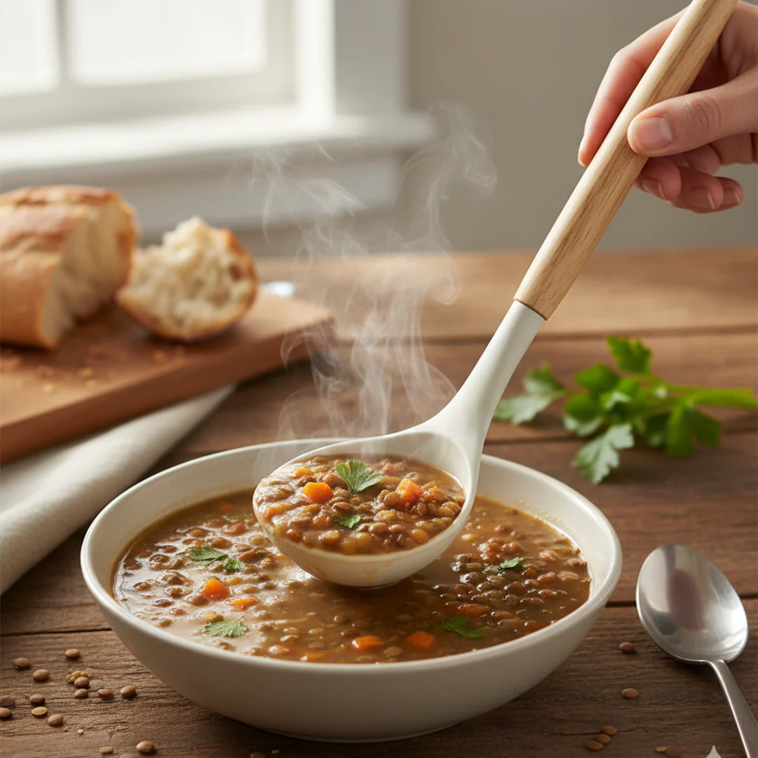 Premium Heat-Resistant Silicone Ladle & Tongs Set - Image 8