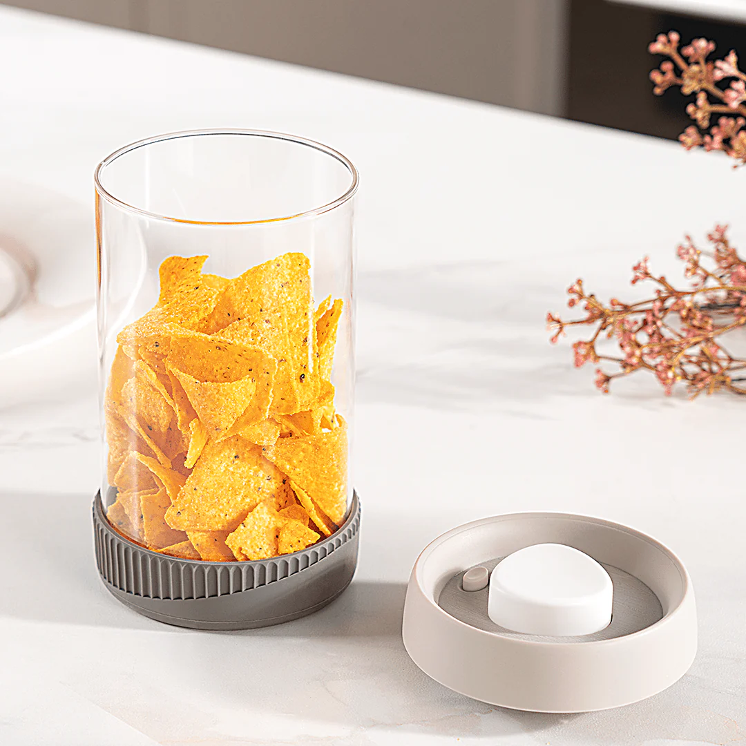 Premium Microwave Safe Borosilicate Glass Canister with Vacuum Lid - Image 7