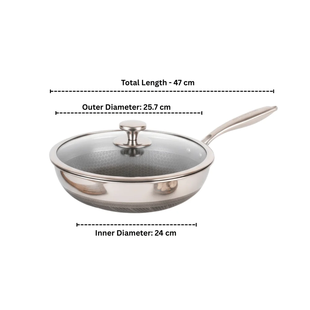 Premium Non-Stick Honeycomb Pan - Image 4