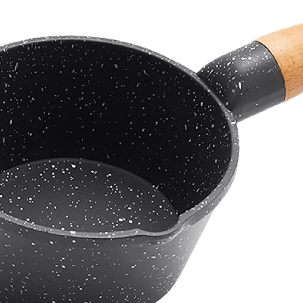 Premium Non Stick Pan With Wooden Handle - Image 2