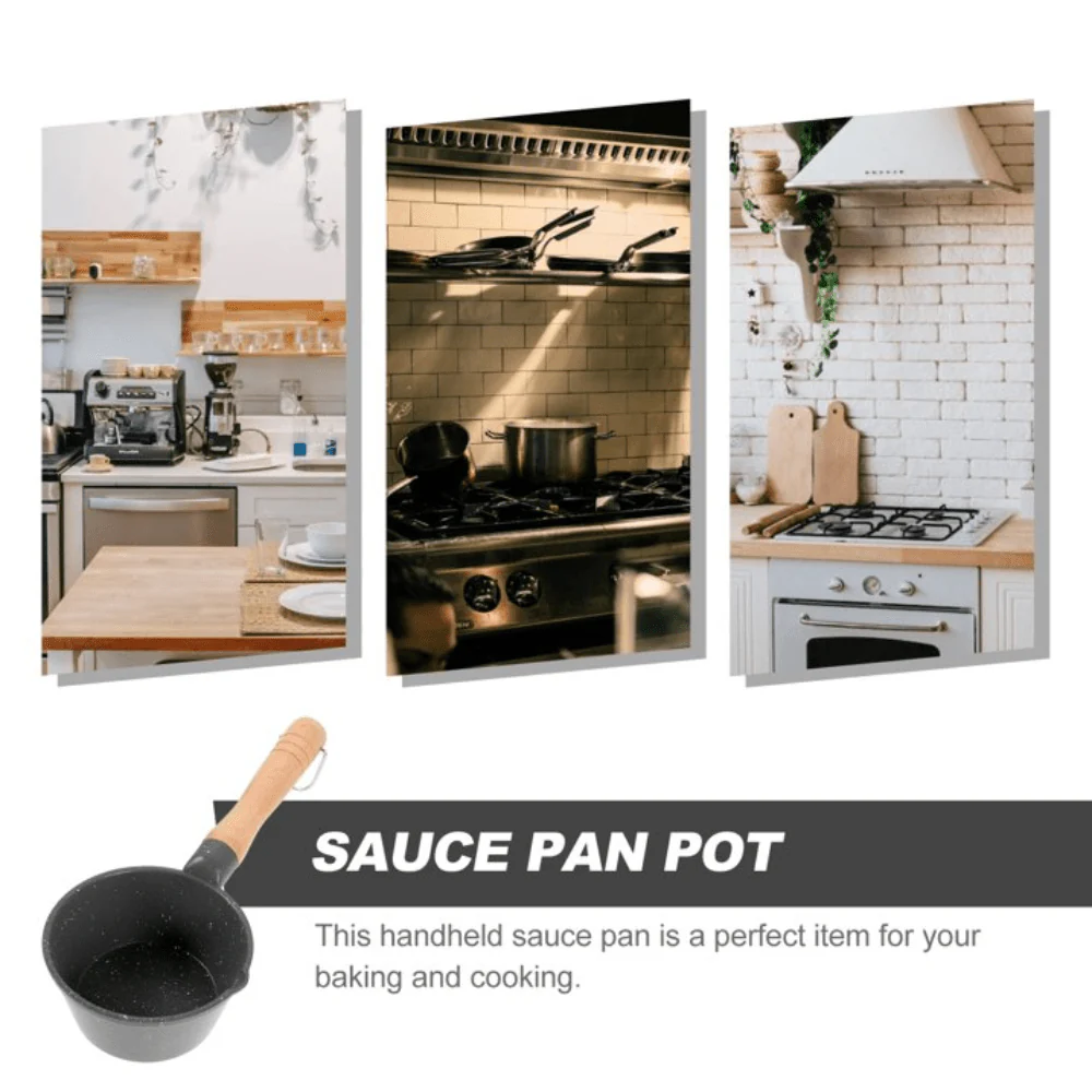 Premium Non Stick Pan With Wooden Handle - Image 6