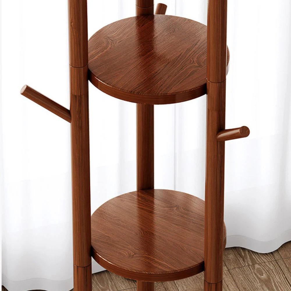 Premium Solid Wood 360° Rotatable Coat Stand for Home and Bedroom - Image 4