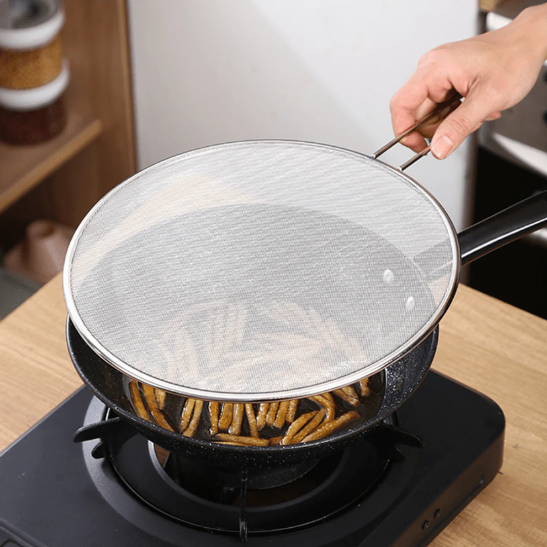 Premium Stainless Steel Oil Splash Guard - Image 3