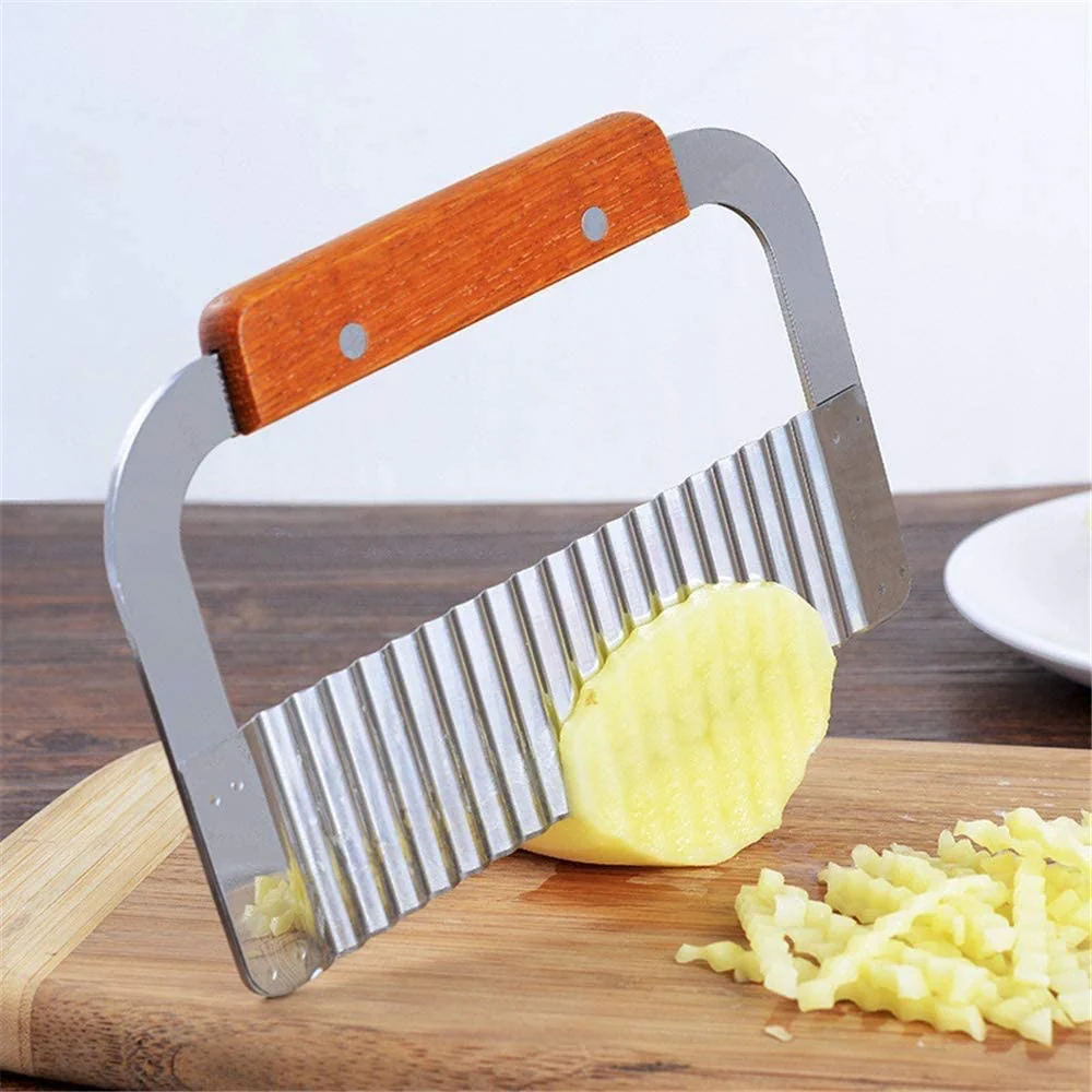 Premium Stainless Steel Vegetable Crinkle Slicer - Image 3