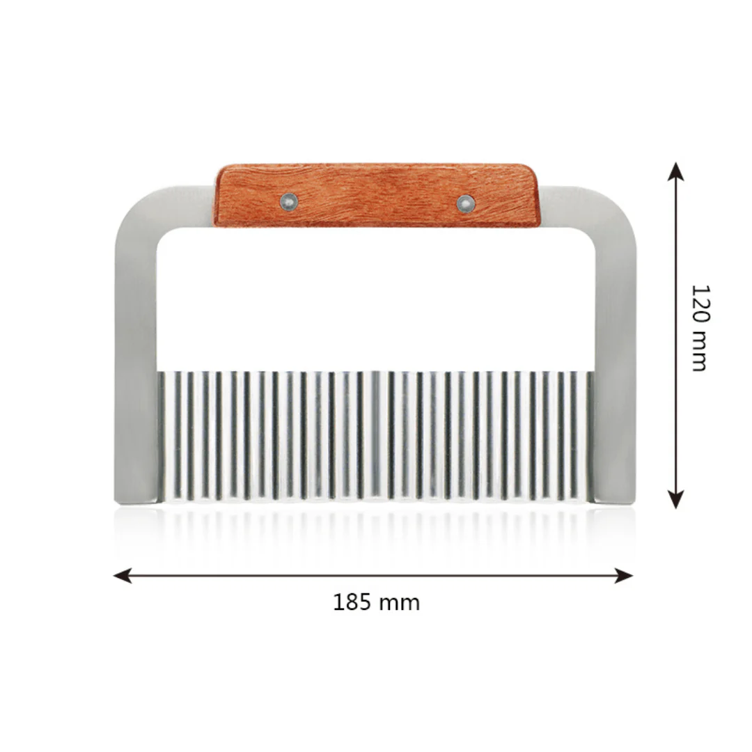 Premium Stainless Steel Vegetable Crinkle Slicer - Image 9