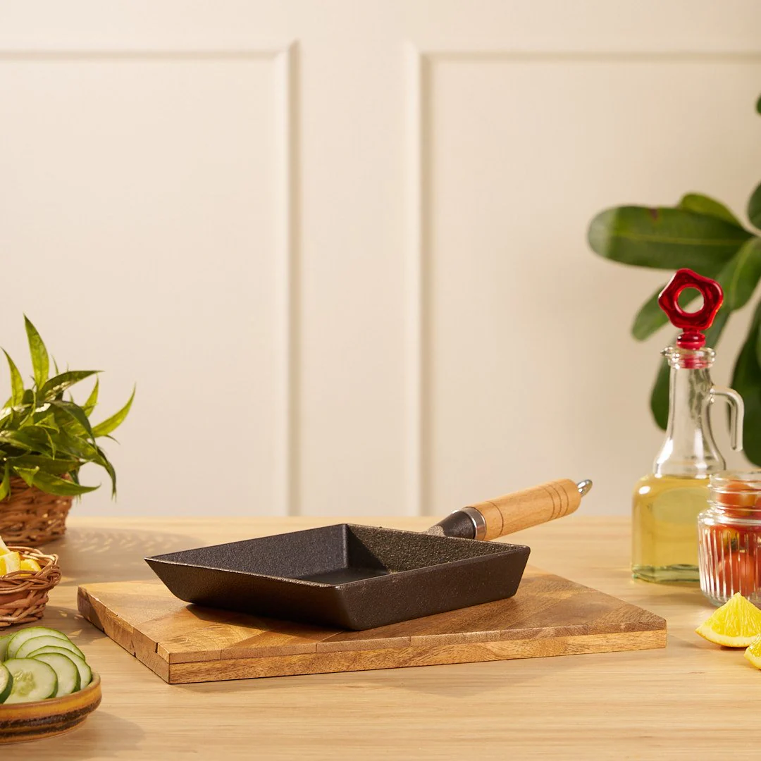 Premium Uncoated Square Frying pan - Image 4