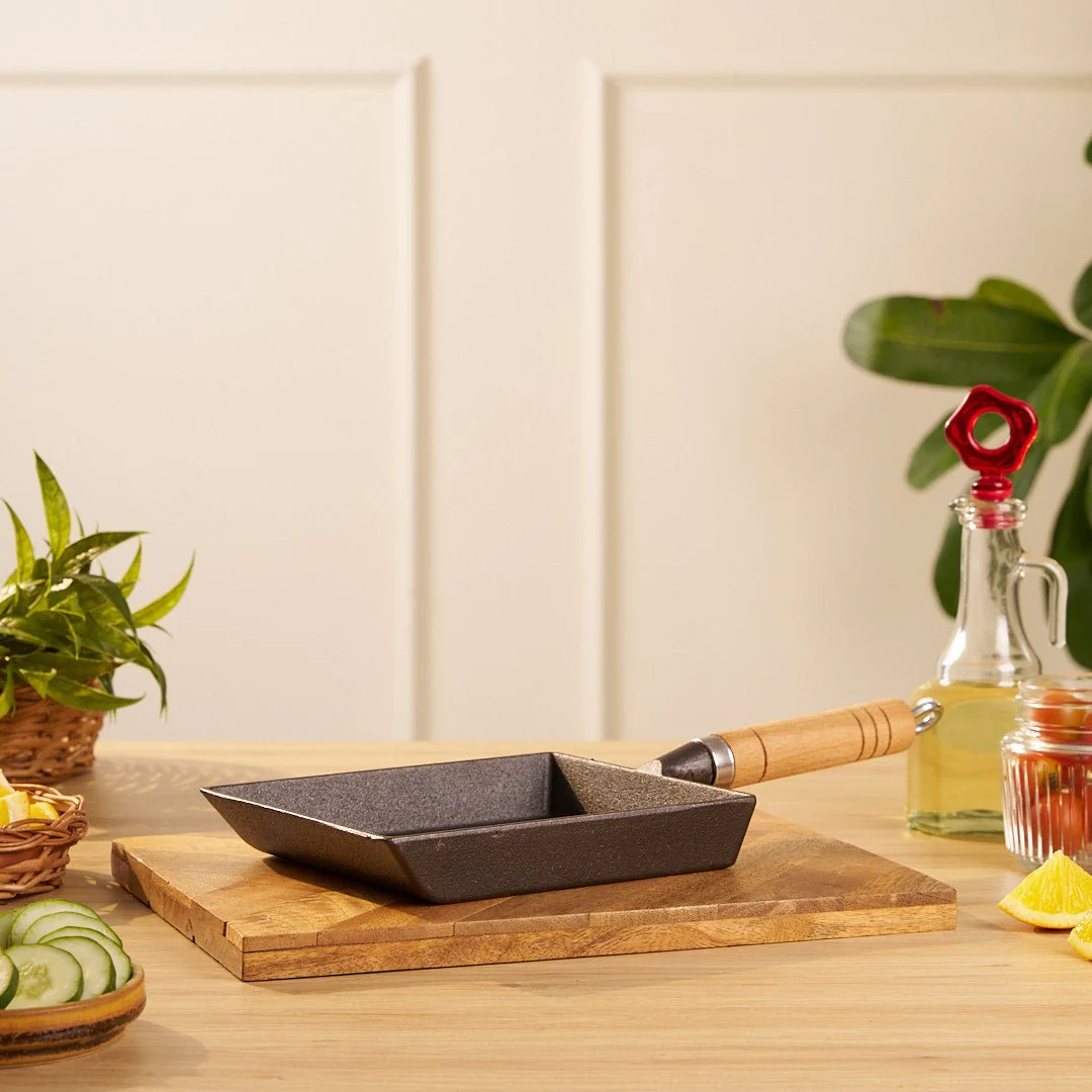 Premium Uncoated Square Frying pan - Image 5