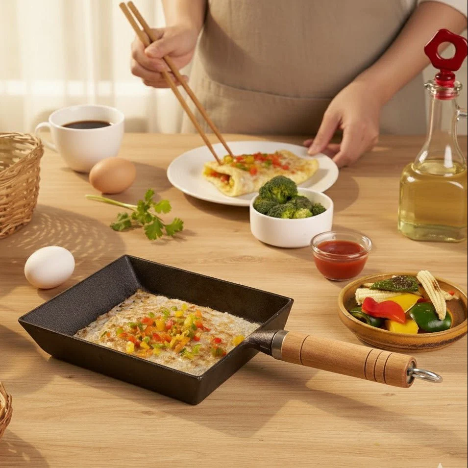 Premium Uncoated Square Frying pan - Image 8