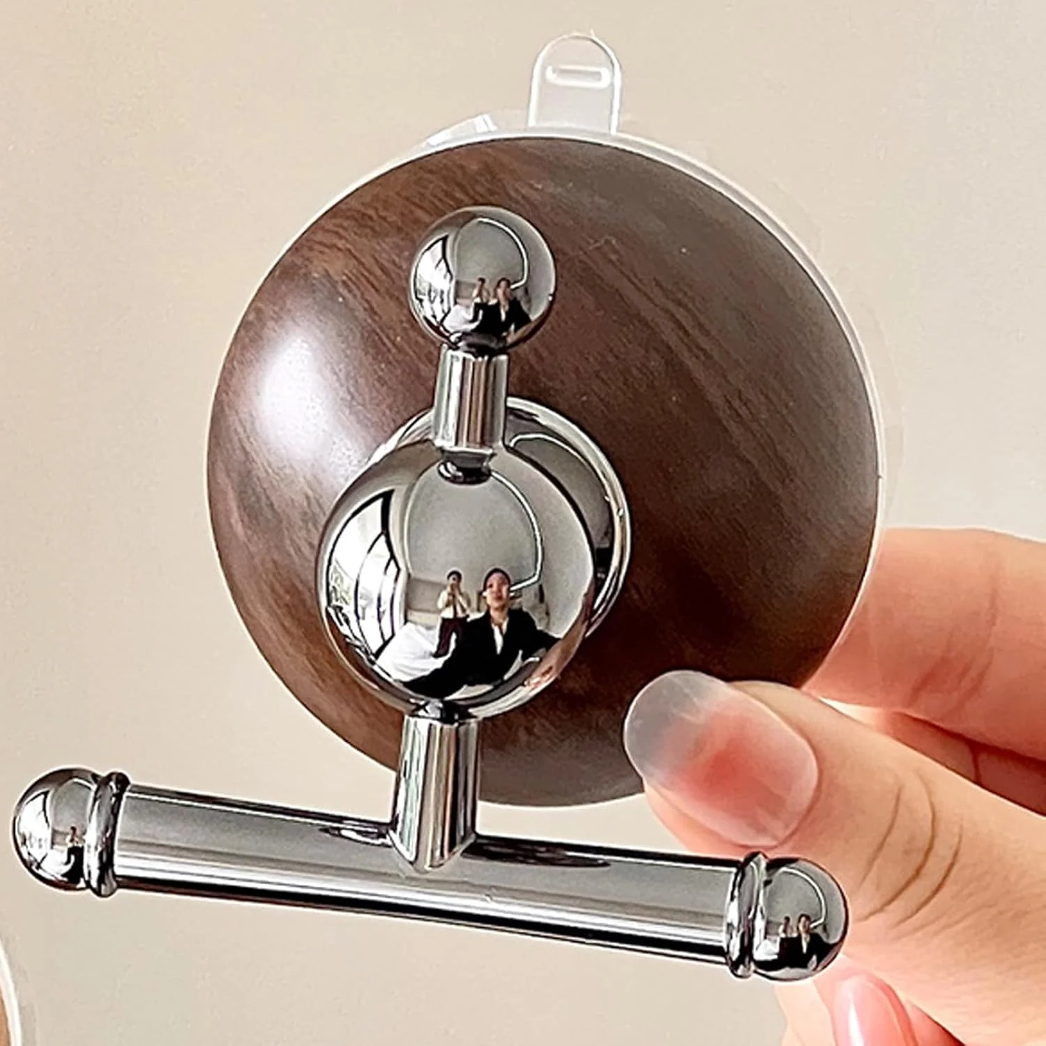 Punch-Free Wood Grain Suction Cup Wall Hook - Image 7
