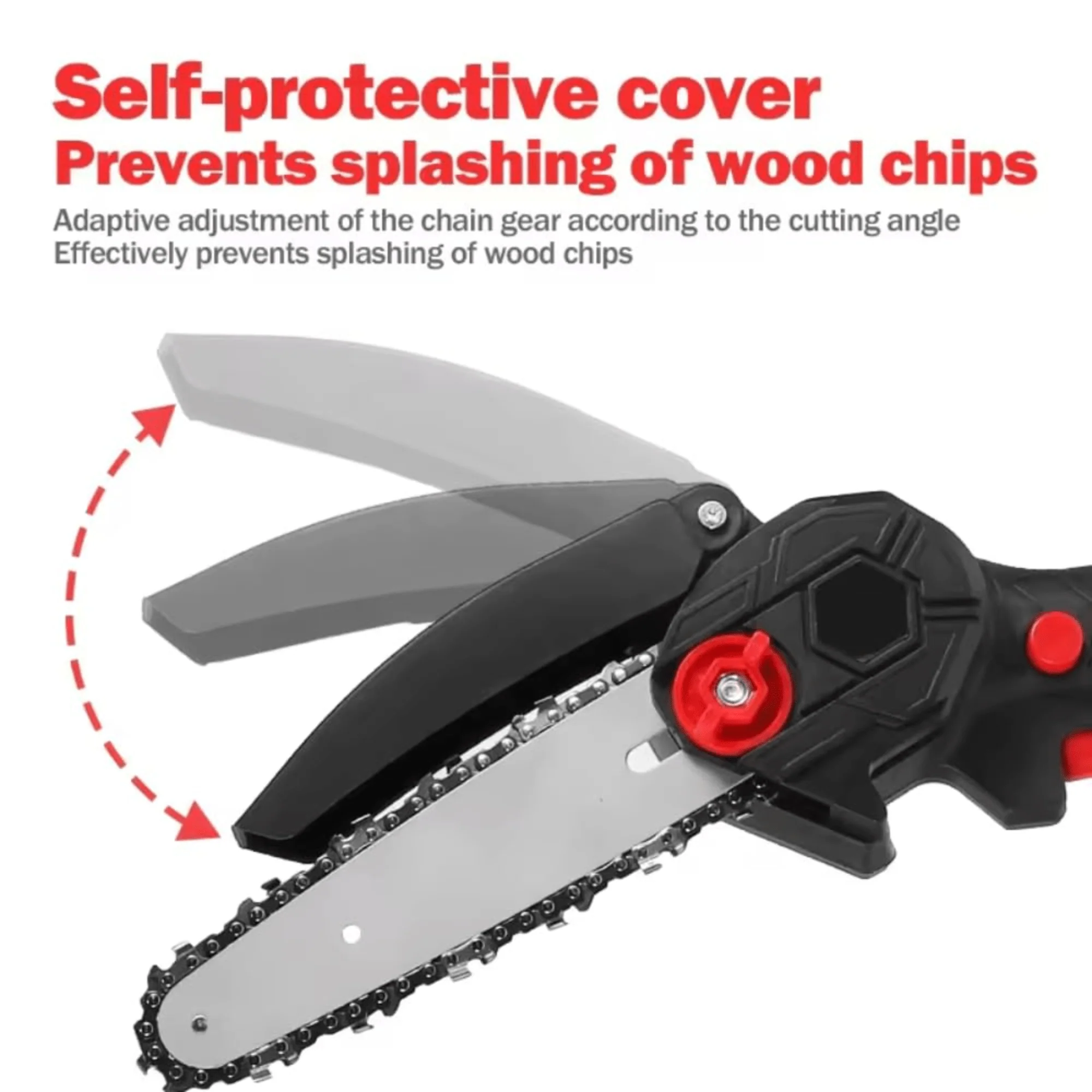 Quick Cut 6-Inch Cordless Mini Chainsaw - Image 5