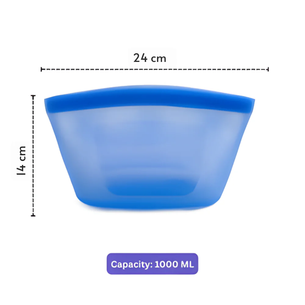 Reusable Silicone Food Storage Bags with Leakproof Airtight Seal - Image 10
