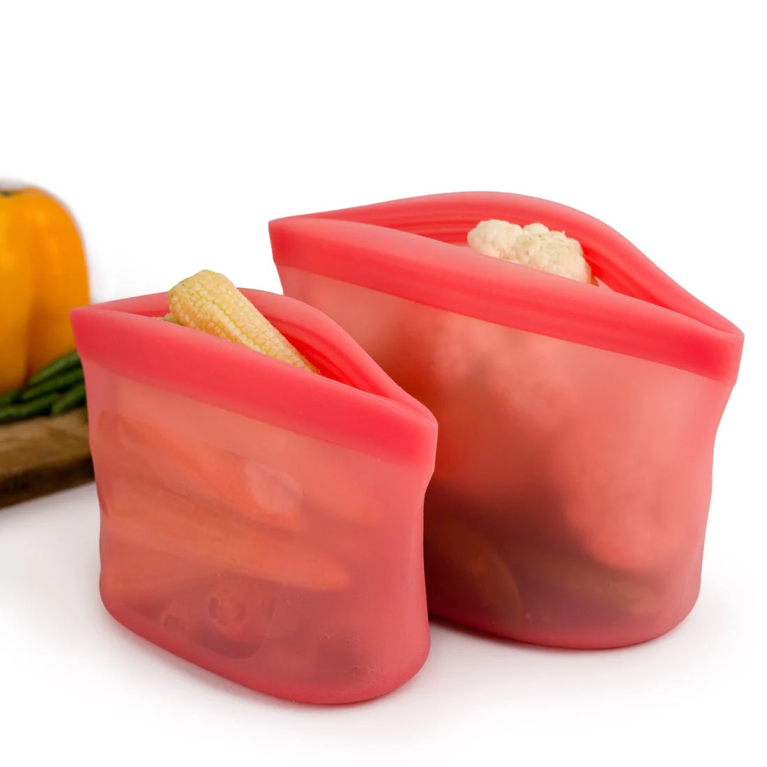 Reusable Silicone Food Storage Bags with Leakproof Airtight Seal - Image 3